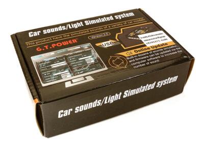 Precision-Crafted V2 G.T.Power Car Sounds/Light Simulated System 6 LED 58 Voices