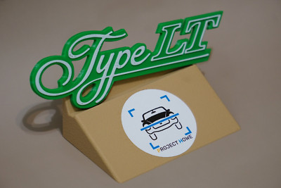 1978 Chevrolet Camaro TypeLT Emblem - Pair - 3D Printed - Project Howe