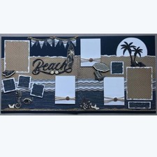 Beach Life Scrapbook layout kit by Scrap Collections USA