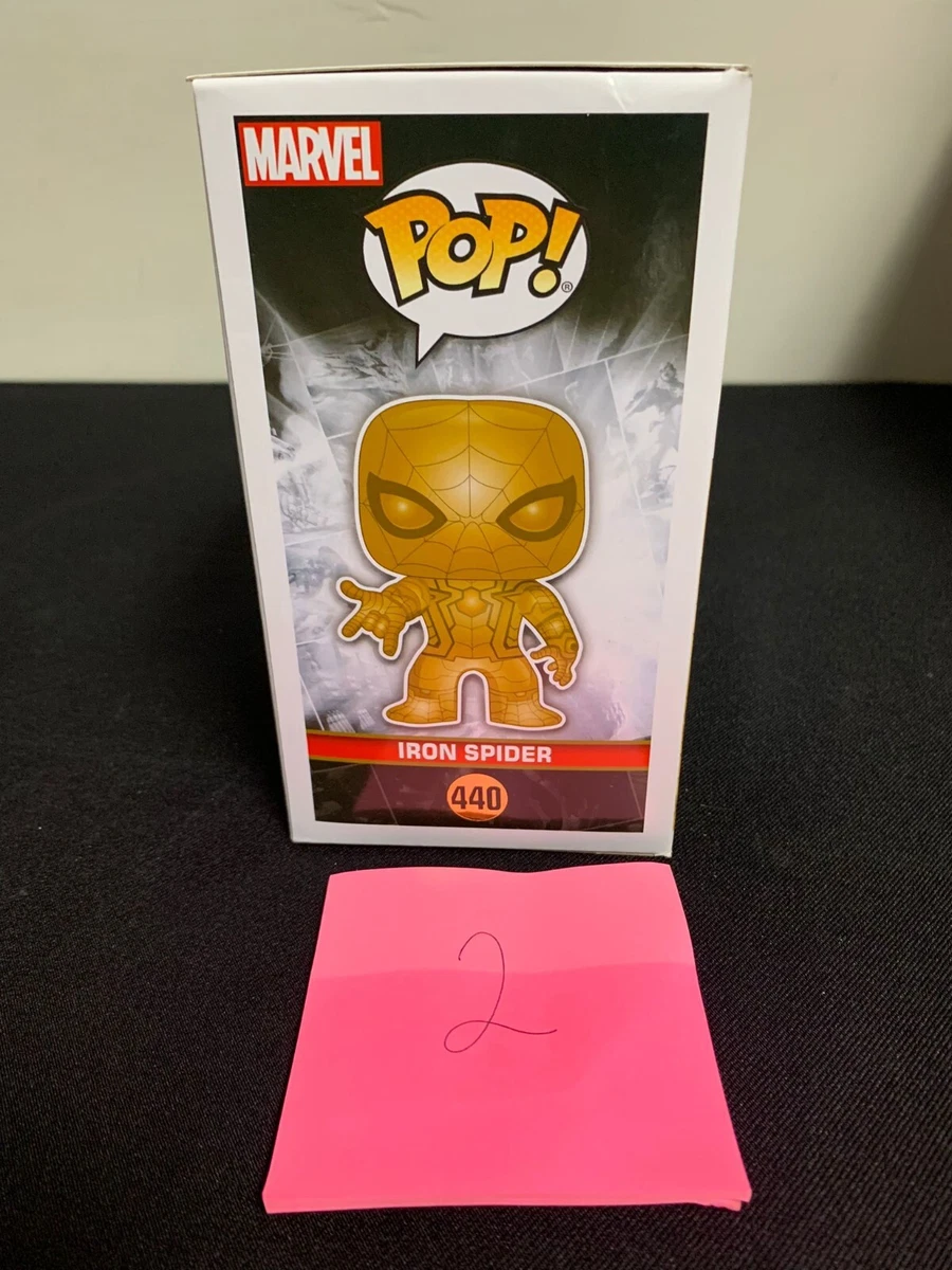 Funko pop iron spider gold sales