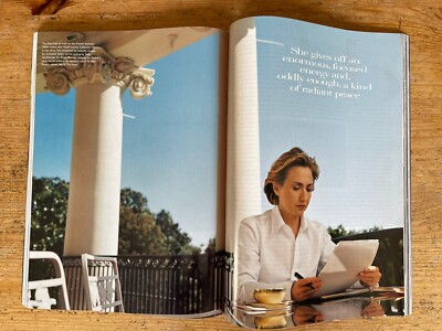 US Vogue December 1998, Hillary Clinton by Annie Leibovitz, Tom