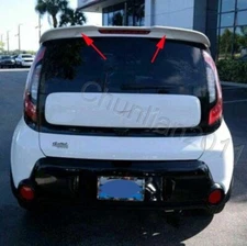 for 2015-2019 Kia Soul Unpainted Rear Factory Style Trunk Boot Lip Wing Spoiler