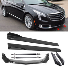 Carbon Fiber Front Bumper Lip Splitters Side Skirt Strut Rod For Cadillac Xts Carbon Fiber Front Bumper Lip Splitters Side Skirt Strut Rod For Cadillac Xts