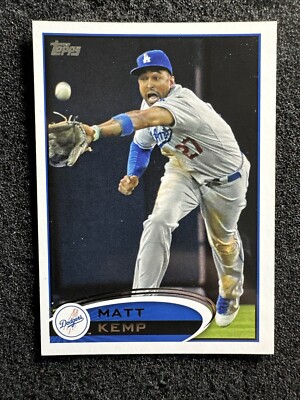 MATT KEMP #330 2012 Topps Baseball QTY Los Angeles Dodgers