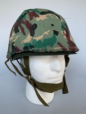 VTG Old Spanish M65 NATO Helmet Amoeba Cover FEDUR Paratroopers COEs Spain 70s