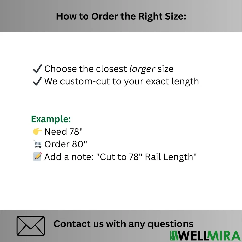 Riel de cortina doble mate negro premium - resistente, montaje en pared, tamaños personalizados Foto 4 de 4