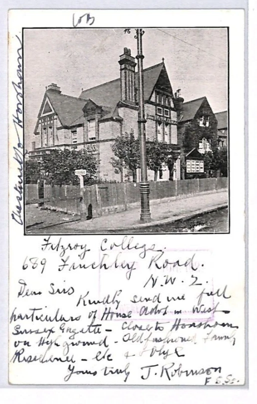 GB Postcard London Cricklewood Horsham 1921 YK274 - Image 2 of 4