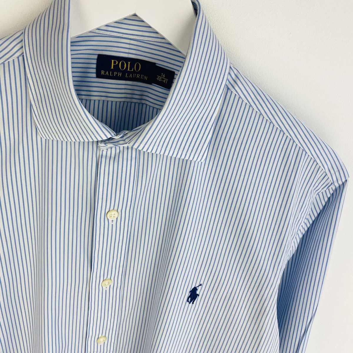 Blue and white ralph sale lauren shirt