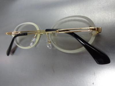 Mens CLASSY Style Clear Lens EYE GLASSES Gold & Wood Wooden Effect Fashion Frame | UK