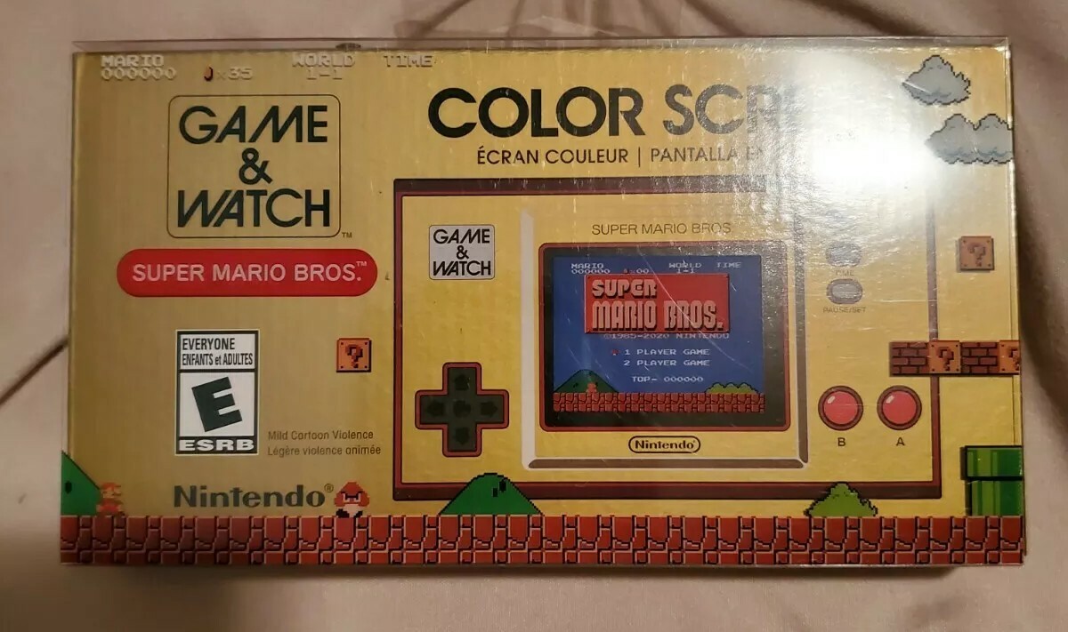 NEW Nintendo Game & Watch Super Mario Bros 35th Anniversary