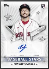 2022 Topps Baseball Stars Rookie Autograph #BSA-CS Connor Seabold Boston Red Sox