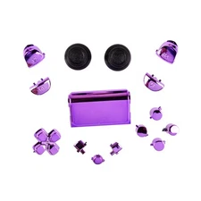Sony PS4 Playstation 4 Full Button Set Chrome Look - Purple