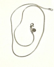 .925 Sterling Silver Snake Chain/ Necklace ' 18' 20 24' 2mm