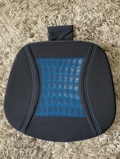 Cooling Gel  Memory Foam Posterior Cushion Black  Aqua For Seat Chair Desk Car