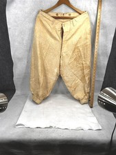 antique men's knickers pants button cream linen very good original 1890