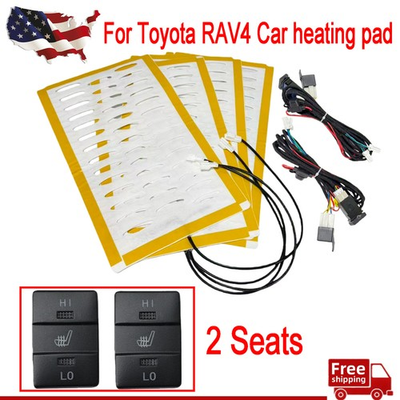 #ad For Car Seat Universal For Toyota Tacoma Cushion Heater Pad Switch Kit 2 Seats $75.30