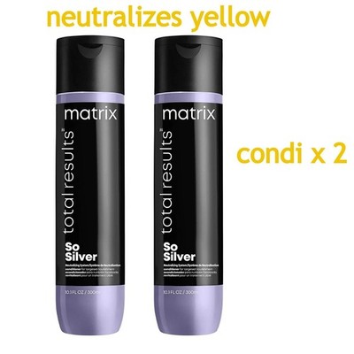 Matrix Total Results So Silver Conditioner 10.1oz( 2 pack)-FREE EXPRESS SHIPPING