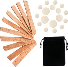 27 Pieces Clarinet Cork Replacement Kit Joint Replacement, Wood