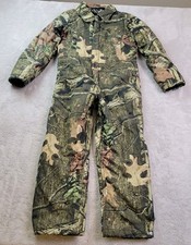 Walls Mossy Oak Insulated Coveralls Boys 10 Camouflage Break Up Infinity Hunting