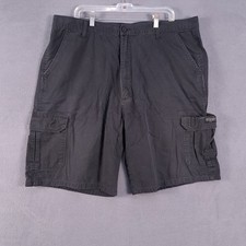 Wrangler Cargo Shorts Mens 40 Black Casual Hiking Outdoor Work No Tags