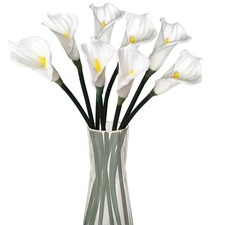 8 Pcs Calla Lily Artificial Flowers 26 Inch Lilies Flowers Floral Bouquet for...