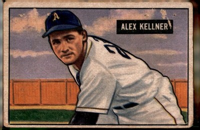 1951 Bowman #57 Alex Kellner - pr - paper loss (sku:2619)