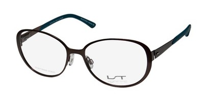 NEW MOREL LIGHTEC 7010L EYEGLASSES FULL-RIM BROWN OVAL 53-16-135 METAL & PLASTIC