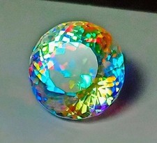 40 Ct Dazzling Round Cut Rainbow Mystic Topaz Certified Loose Gemstone