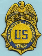 C36* HOOK&LOOP DEA CALI USA HIDTA OCDETF FED DRUG ENFORCE AGENT POLICE PATCH FBI