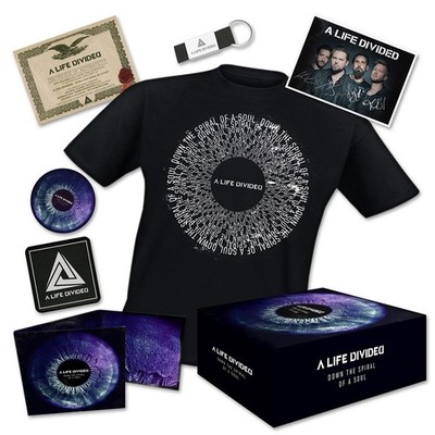 A LIFE DIVIDED - Down The Spiral Of A Soul - ltd. BOX SET - CD + Merch - NEU