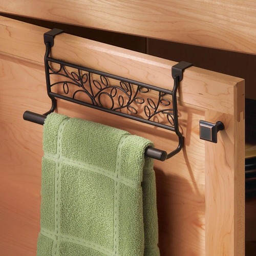 iDesign 9-inch Twigz Over-the-Cabinet Towel Bar - Set of 2 - Bronze - Picture 6 of 6