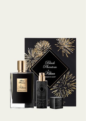 Kilian Black Phantom ''Memento Mori'' Icon Set, Full Size 1.7oz+Travel 0.25oz,NIB