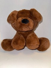 Spark Create Imagine Brown Puppy Dog Plush 10 Sitting Stuffed Animal Cuddle Toy