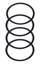 4 Pack - 30 oz Replacement Rubber Lid 4 - Black Gaskets 30 oz,