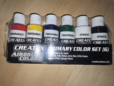 Createx Airbrush Colors Zestaw podstawowy Przezroczysty i nieprzezroczysty zestaw farb 508101