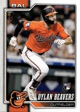 2026 Topps #339 Dylan Beavers RC Baltimore Orioles