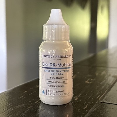 Biotics Research - Bio-DK-Mulsion (1oz) 30ml Vitamin D K Drops