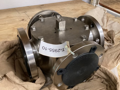 #ad #ad 4 WAY VALVE 4”STAINLESS VIRAJ Quality Controls Hi Pressure NEW UNUSED $2000.00