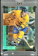 Daniel Sedin 1999-2000 SPX Radiance Auto Rookie RC /100 #79 Upper Deck UD