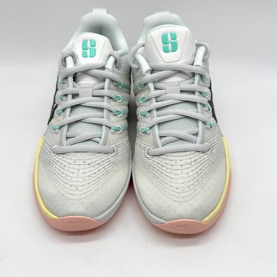 Nike Sabrina 3 Silencer White Grey Shoes Sz 2Y New Sneaker IB3088