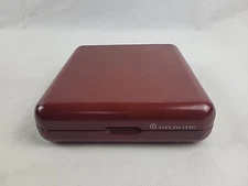 Atlantic 16 CD/DVD Wooden Organizer - Carrying Case HTF Pre-owned Lightly Used 