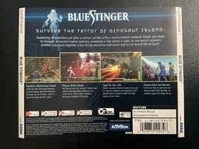 Blue Stinger SEGA Dreamcast Instruction Manual & Artwork Only