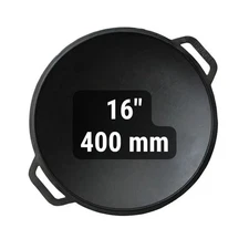 Cooking Disc Cast iron High Heat Disc BBQ, Sage Садж 16" / 400 mm