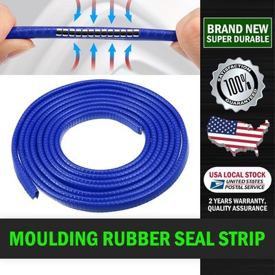 12M/40Ft Blue Car Door Boot Edge Protector Strip Trim U Shape Guard Seal Rubber