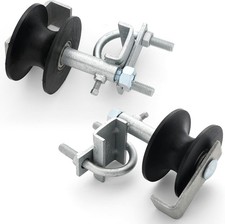 Nylon Rolling Gate Track Wheel Sliding Roller for 2 Inch Frame 2Pcs