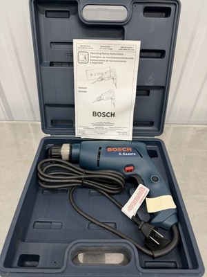 Powerful Bosch 1005VSR Heavy Duty Corded Drill 120VAC 5.5A w/ Hard Case