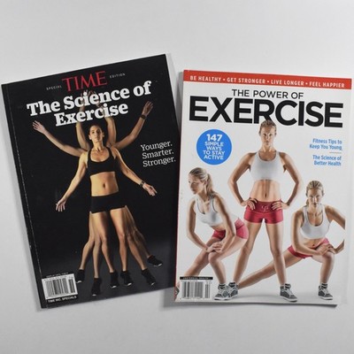 TIME The Science of Exercise Special Edition & The Power of Exercise Lot 2 Mags