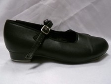 Dance Tap Shoes Revolution Black Youth 4M Mary Jane Buckle 821