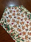 Handcrafted-Quilted Runner-NEW 2026 -Gingerbread Man, Holly, Candy Canes — photo 5