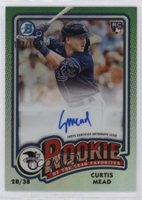 2024 Bowman Rookie of the Year Favorites 102/150 Curtis Mead #ROY-CM Auto 10no